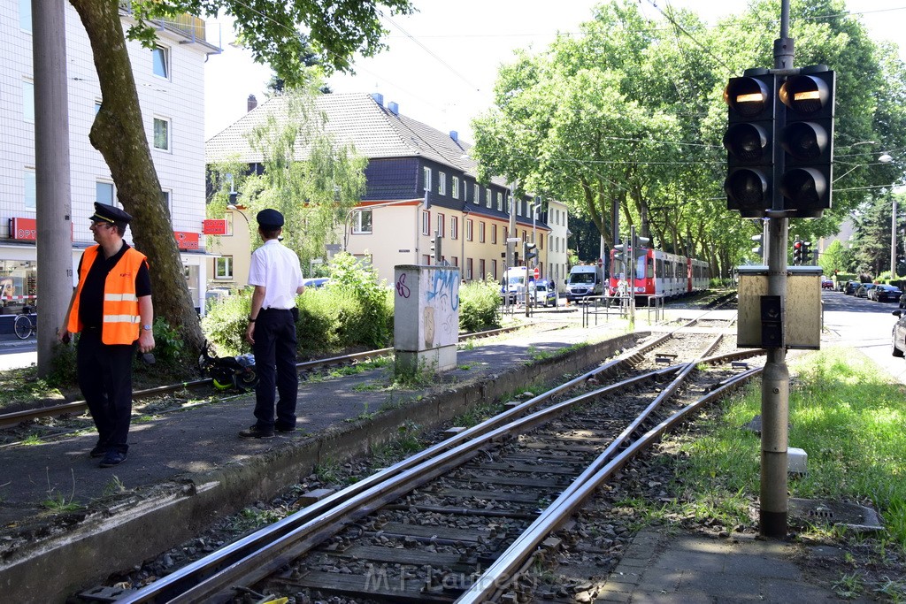 VU Roller KVB Bahn Koeln Luxemburgerstr Neuenhoefer Allee P121.JPG - Miklos Laubert